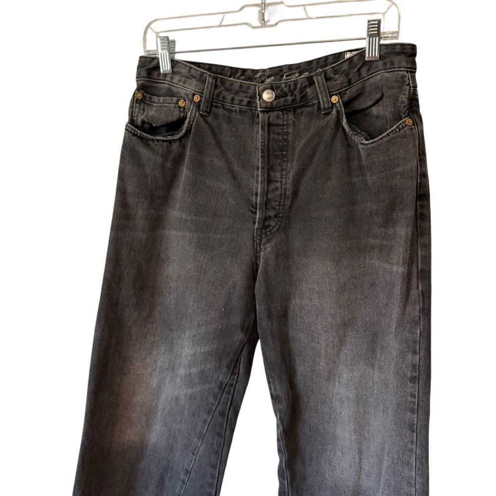 Revolve Free People We The Free Black High Rise Wide-Leg Jeans Size 30 - Picture 3 of 8